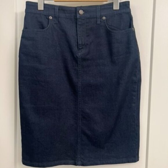 Banana Republic Denim Pencil Skirt Size 4 - Picture 1 of 2